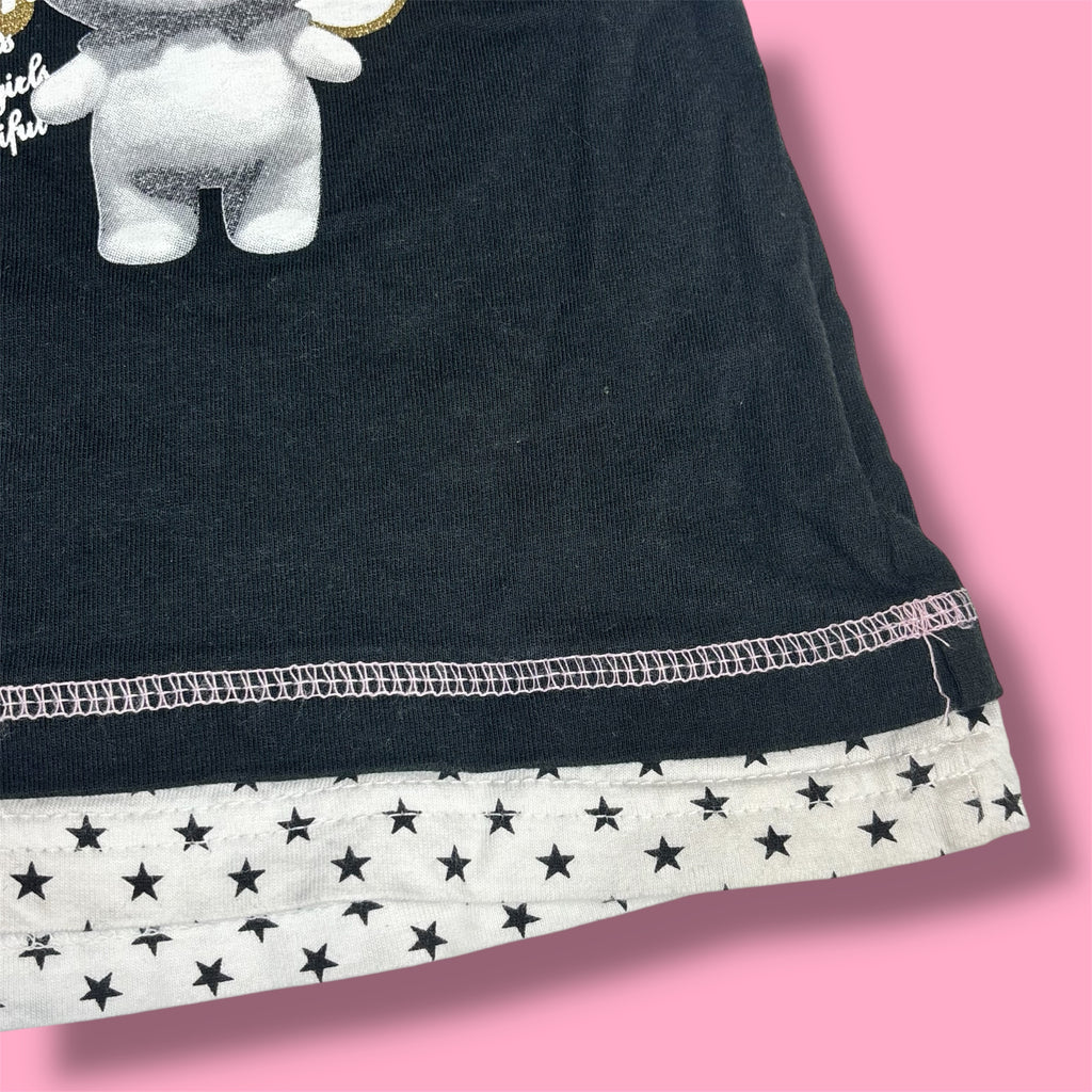 Sanrio "Stump Village" Faux-Layered Baby Tee