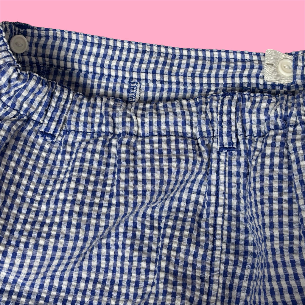 Mezzo Piano Gingham Ruffle Bloomer Shorts