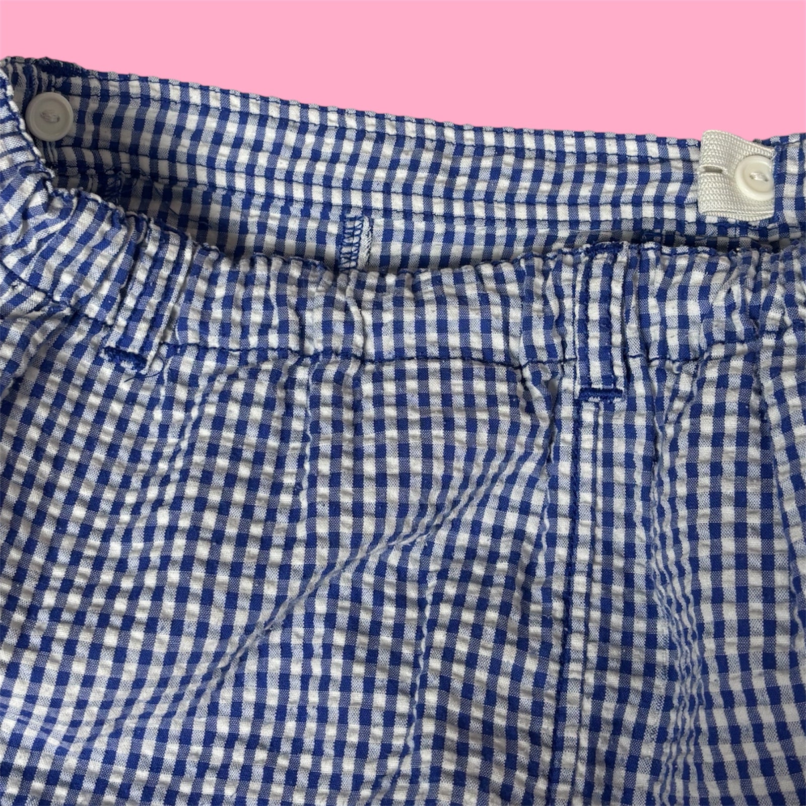Mezzo Piano Gingham Ruffle Bloomer Shorts
