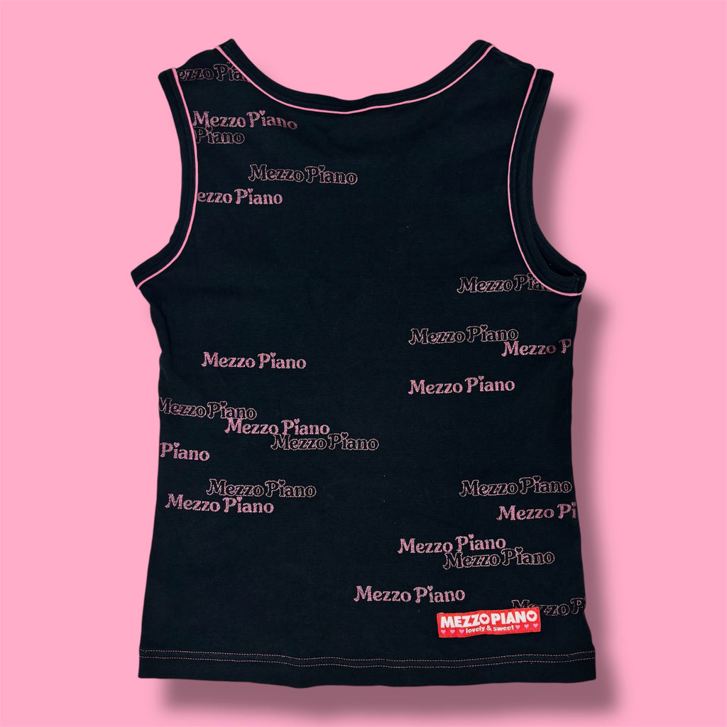 Rare Mezzo Piano Strawberry Graphic Tank Top