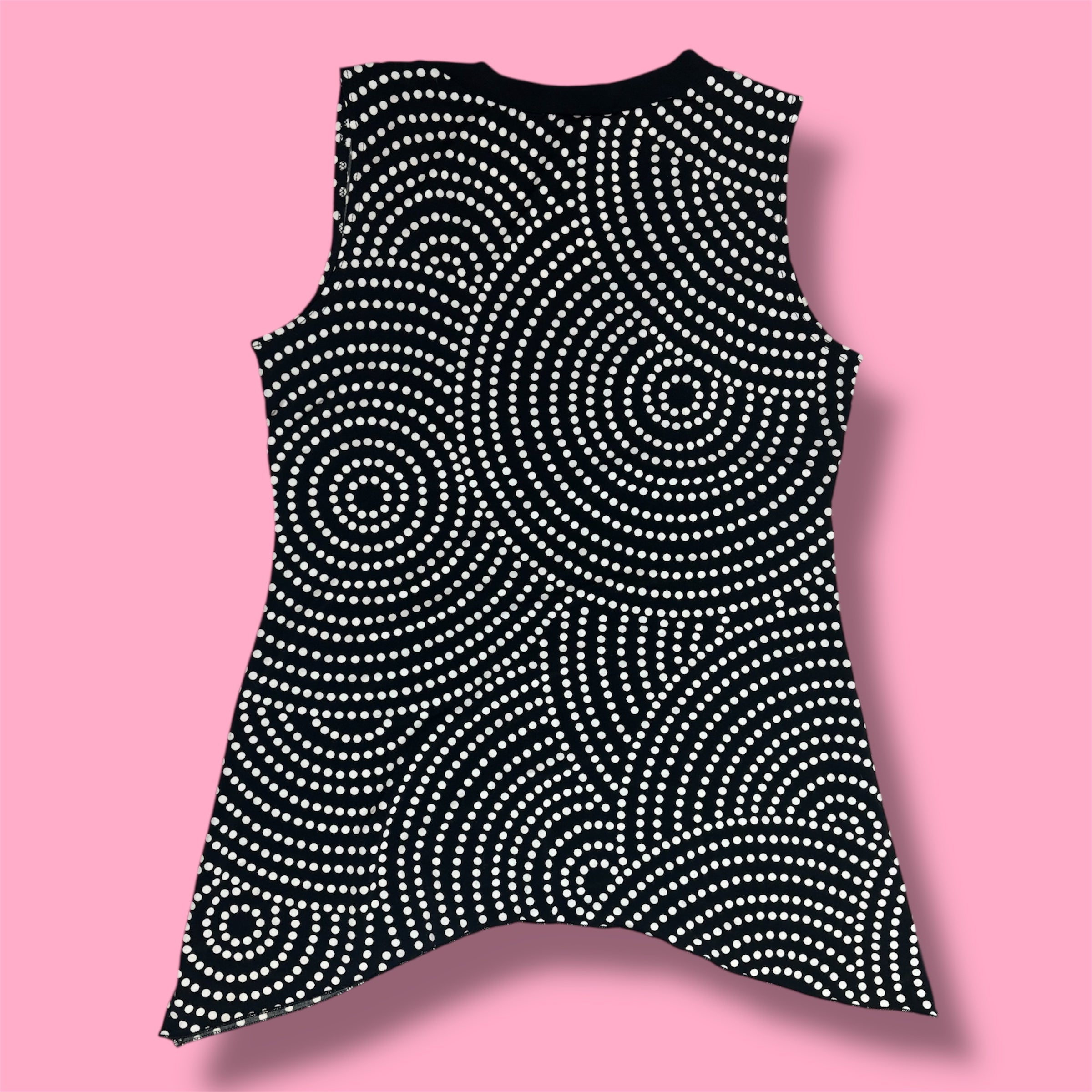 2000s JKLA California Polka Dot V-Neck Tank
