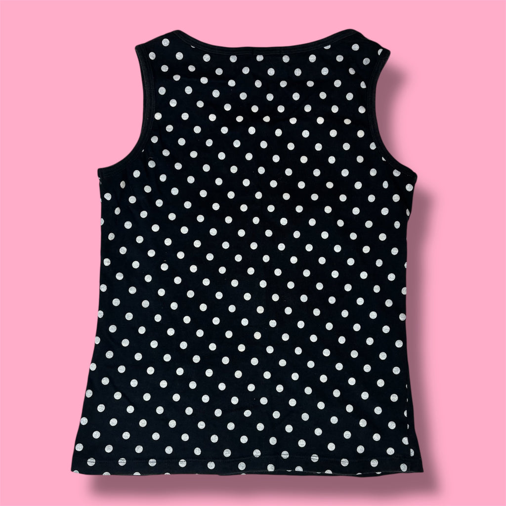 Ollinkari "My Sweet Girl" Polka Dot Tank