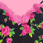 NWT Betsey Johnson Intimates Rose Print Camisole