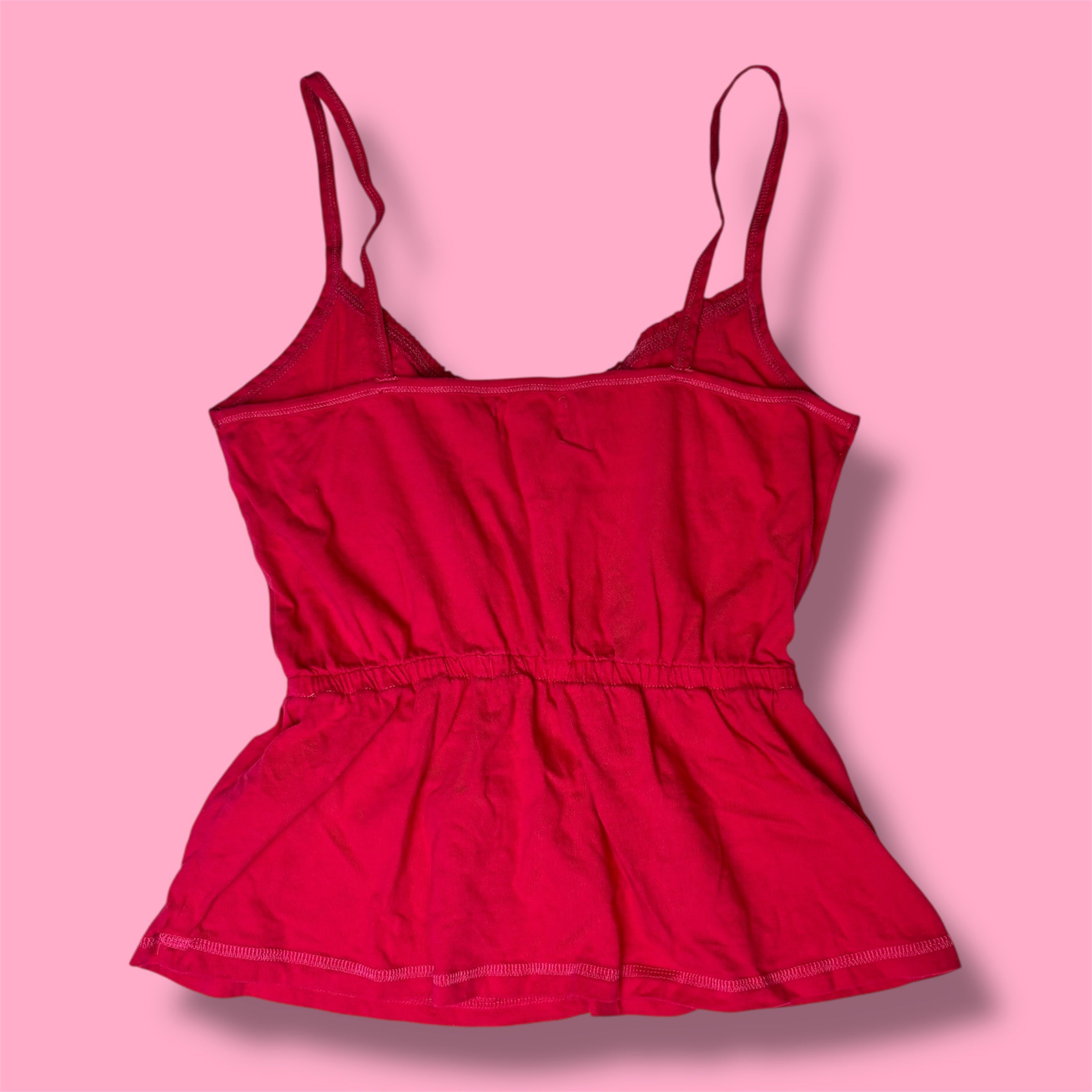 Hollister Ruffled Peplum Tank Top