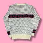 VTG Jean Phillippe Strawberry Knit Henley Sweater