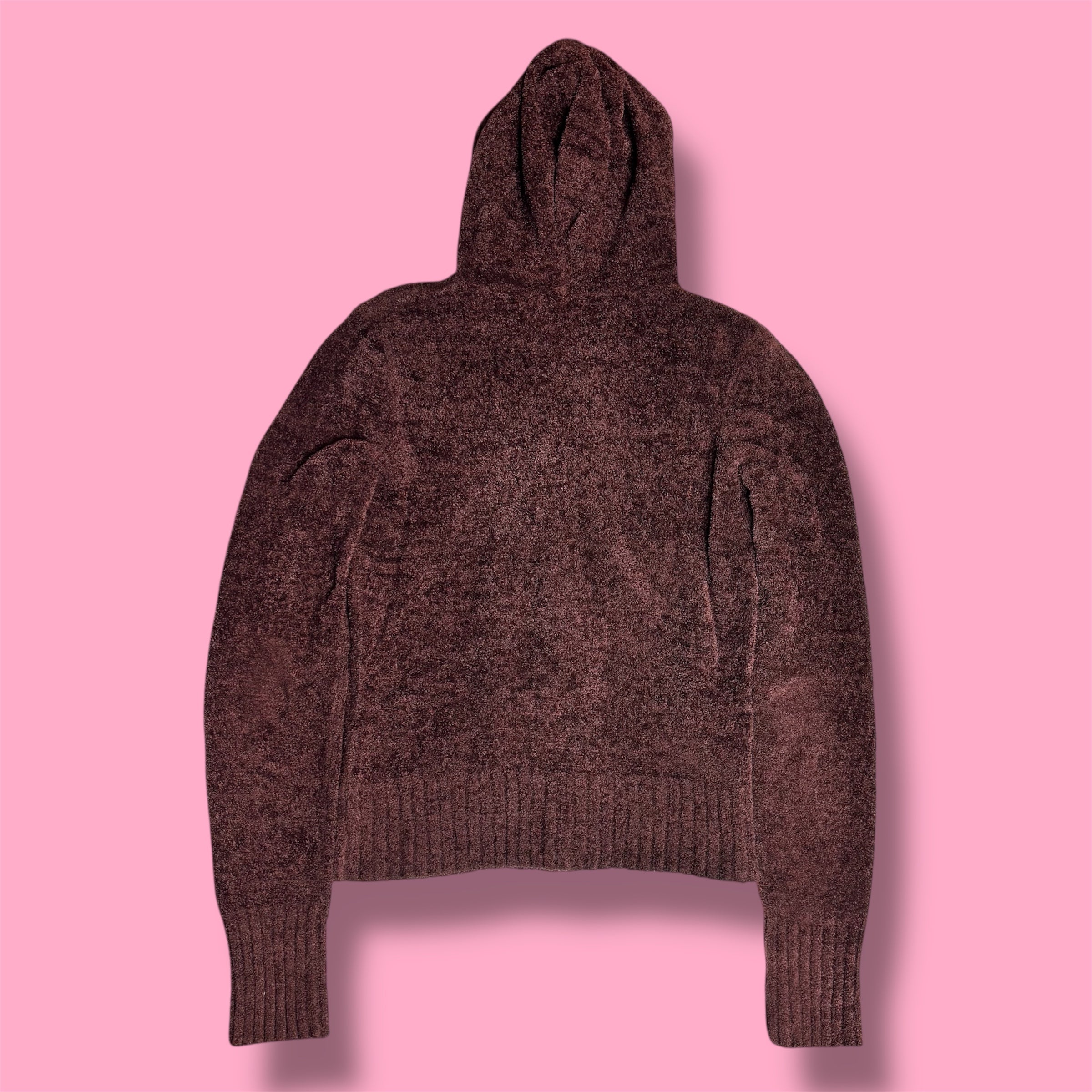 Wet Seal Fuzzy Zip-Up Hoodie