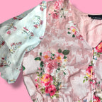 Hemant & Nandita Floral Embroidered Peplum Blouse