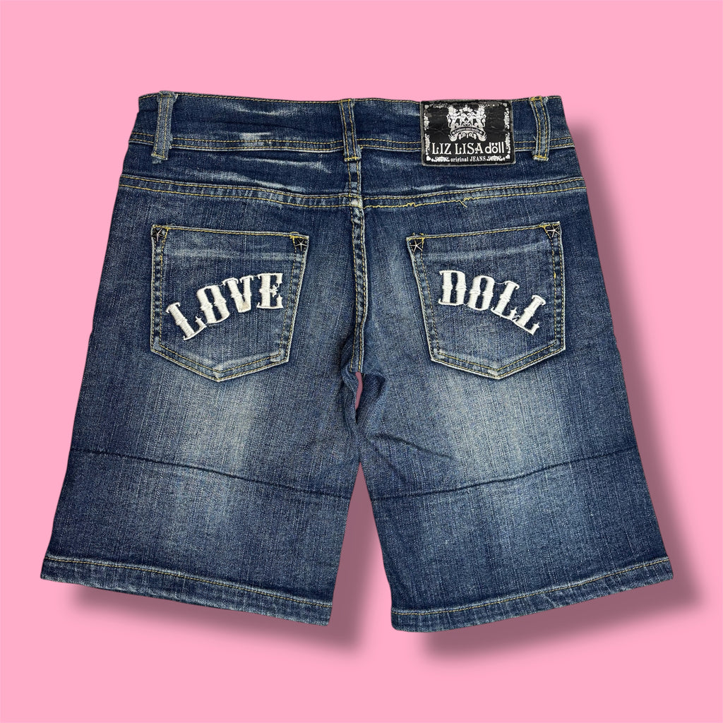 VTG Liz Lisa Doll Embroidered Bermuda Shorts