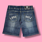 VTG Liz Lisa Doll Embroidered Bermuda Shorts