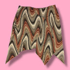 VTG Marianne Handkerchief Hem Midi Skirt