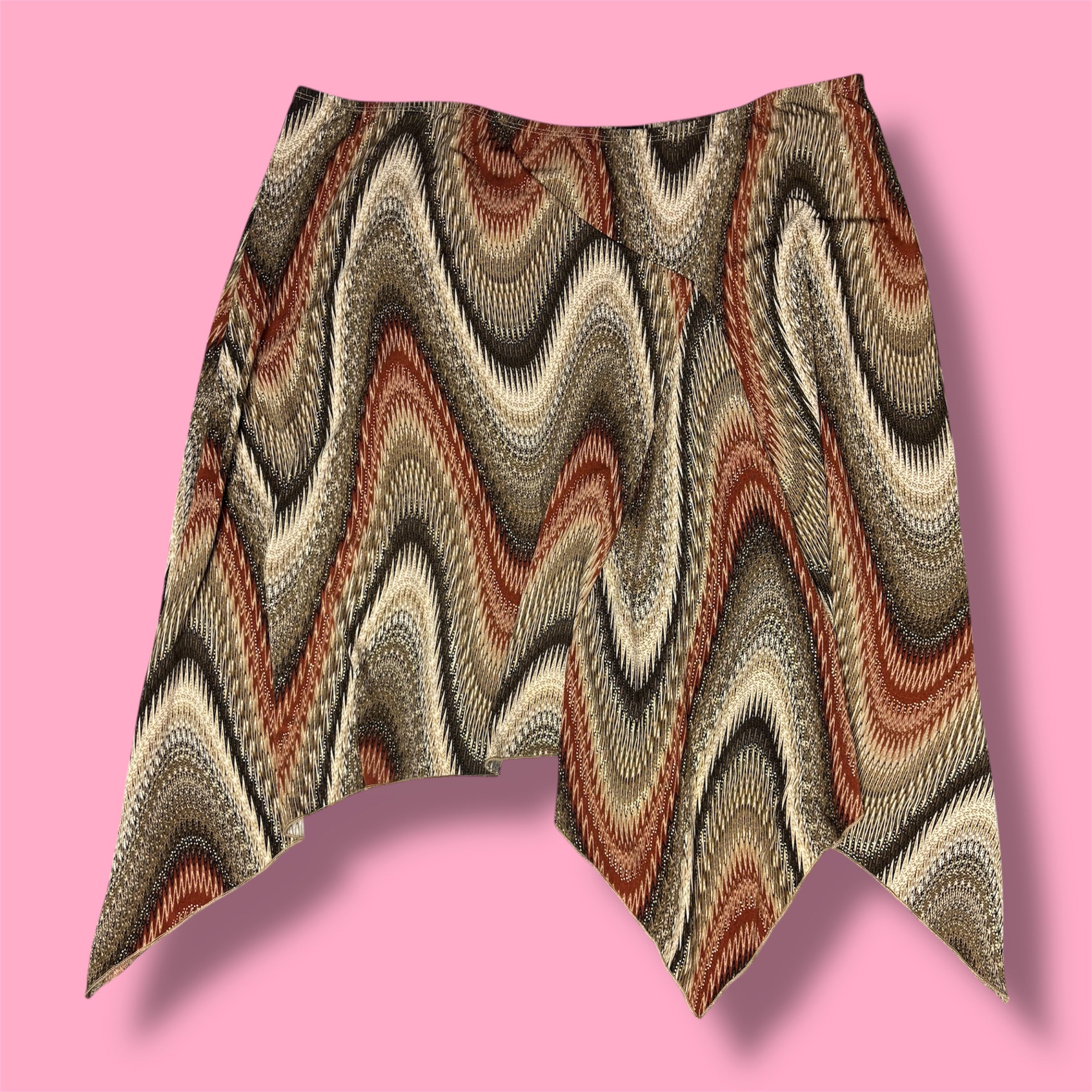 VTG Marianne Handkerchief Hem Midi Skirt